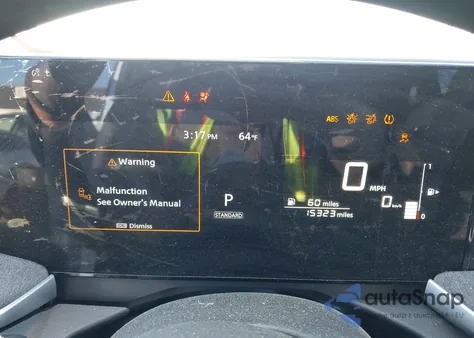 2025 Nissan Kicks Sv Fwd из США, поврежденный, VIN 3N8AP6CA6SL358222